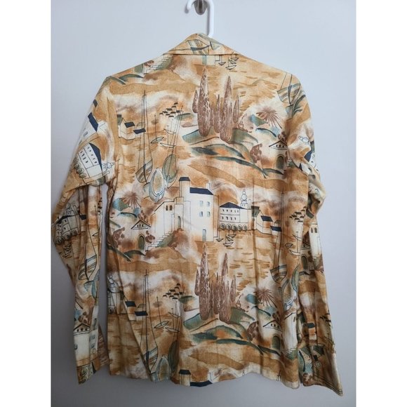 Vintage K-Mart Small Button Down Shirt Womens Graphic - Picture 3 of 6